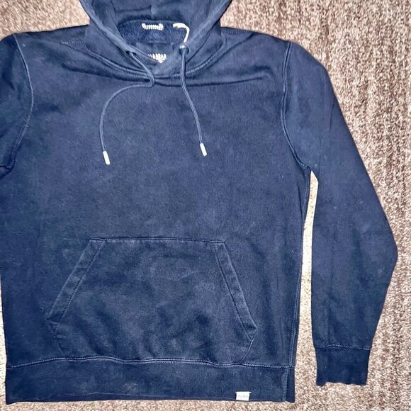 Pull & Bear Men's Pullover Comfort Fit Hoodie in Navy Blue Size Medium - Picture 4 of 8
